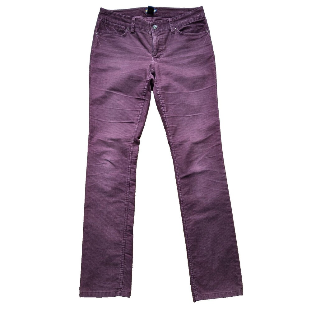 Ralph Lauren Rugby Women's Corduroy Pants, Wine, Size 6 EUC